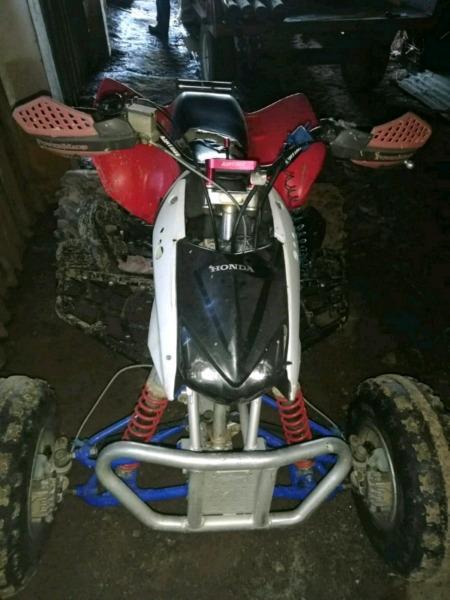 Honda trx 450 with lot's of exstras