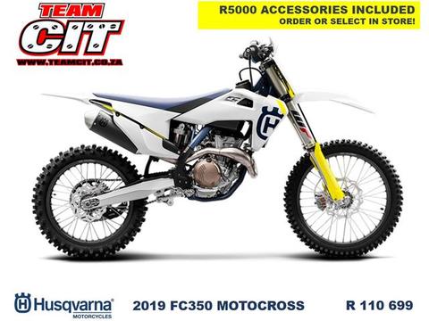 2019 Husqvarna FC350 with R5 000 Accessories Included