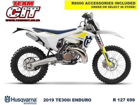 2019 Husqvarna TE300i with R8 000 Accessories Included