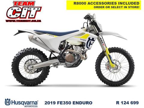 2019 Husqvarna FE350 Enduro with R8 000 Accessories Included