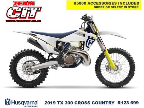 2019 Husqvarna TX300 Cross Country with R5 000 Accessories Included