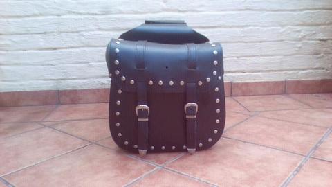Leather Saddle Bag 