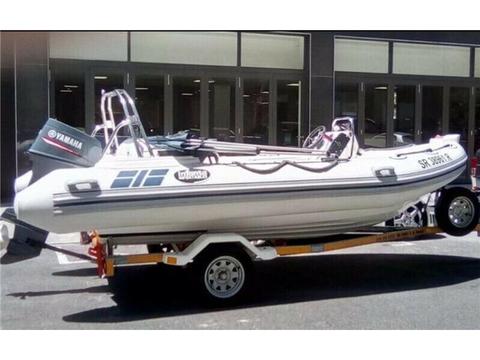 RUBBER DUCK INFANTA 4.7 2015 MODEL WITH GALANIZED TRAILER 