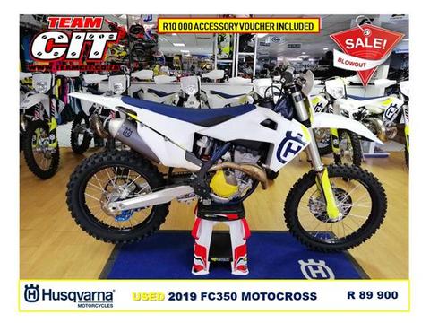2019 HUSQVARNA FC350 | 6 HOURS DONE | R10 000 ACCESSORY VOUCHER INCLUDED 