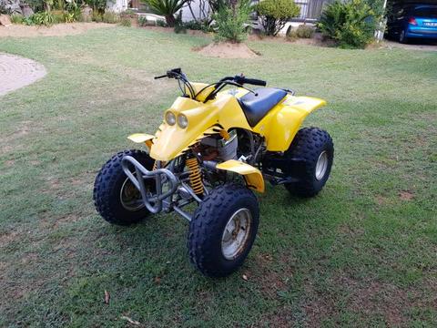 250cc Grizzly 5speed manuel quad,start and go 